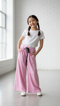 Girls Casual Wide Leg Trousers