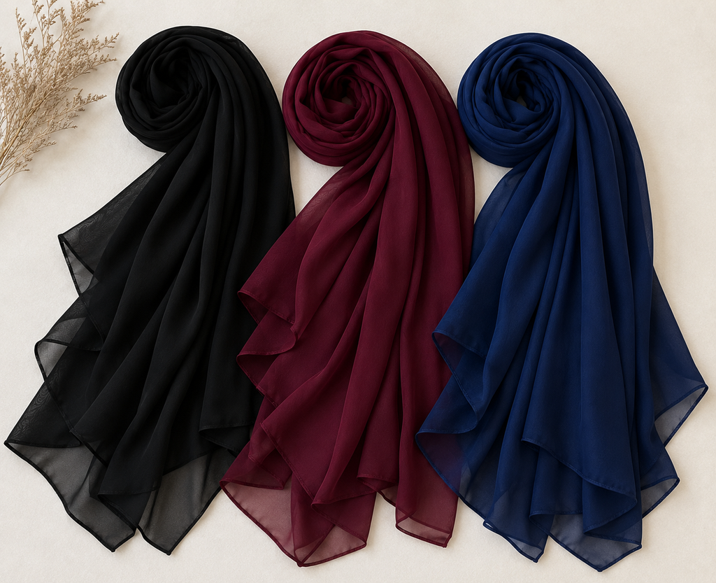 Georgette Chiffon Hijabs