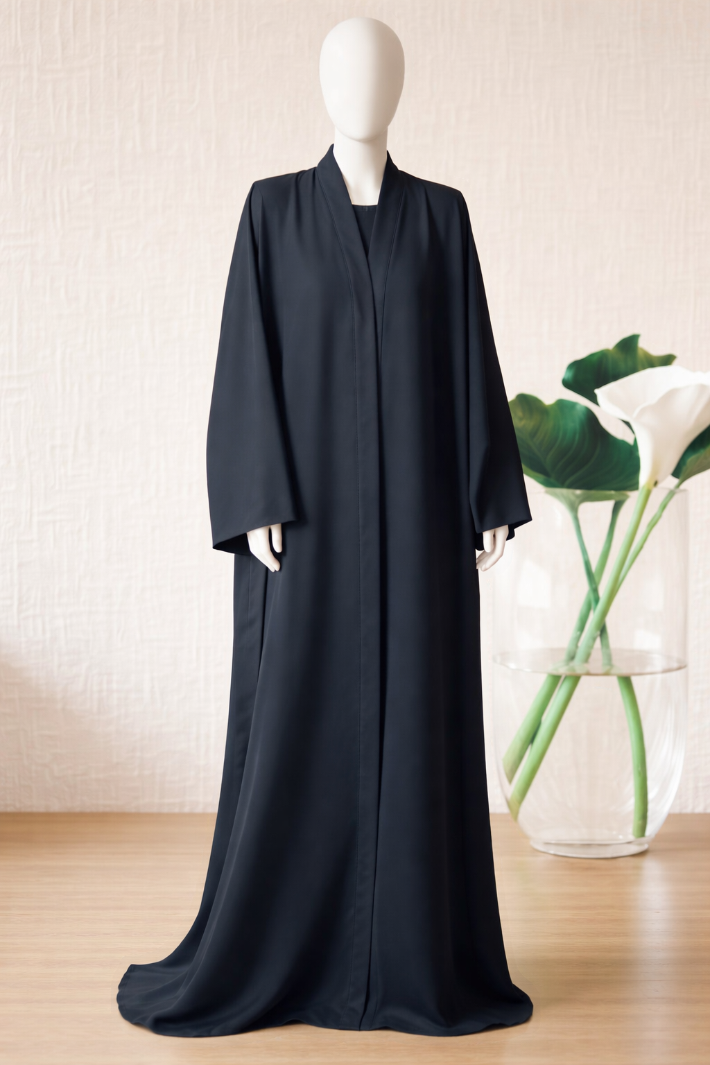 Elegant plain abaya